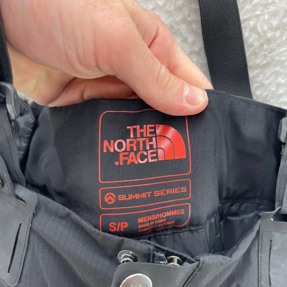 The North Face Summit Series Snow Bibs Mens Small Black Ski Snowboard Pants
